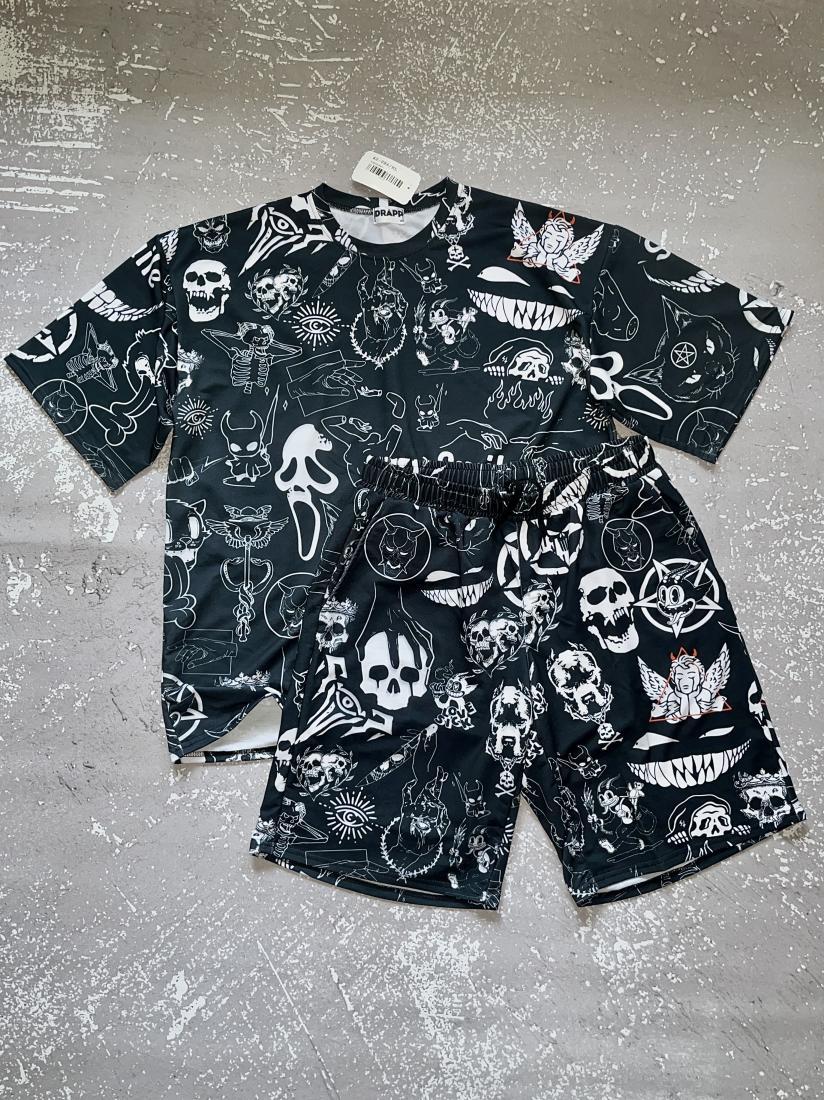 Комплект футболка шорти чоловічий літо весна легкий трикотаж Комплект футболка шорти чоловічий літо весна легкий трикотаж