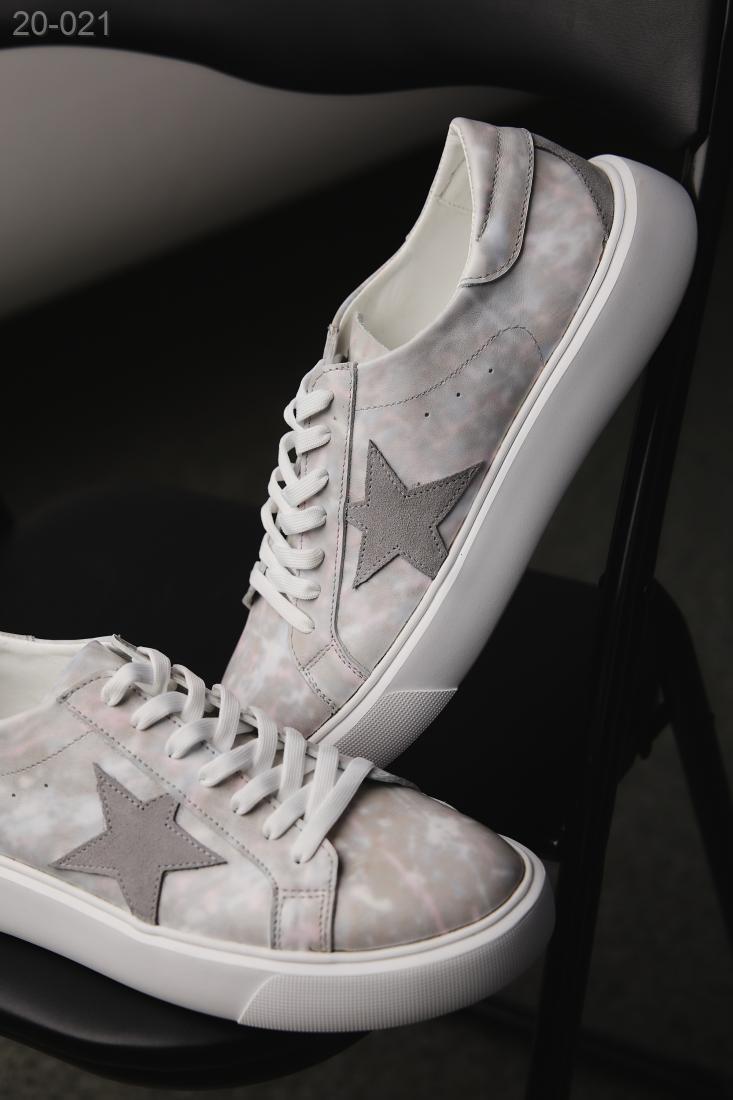 кеди натуральна шкіра з зіркою стильні кеди натуральна шкіра з зіркою стильні