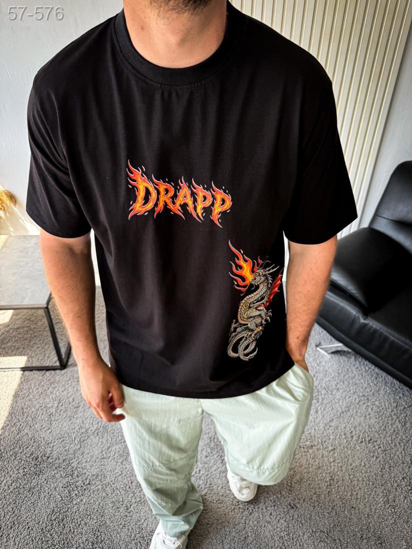 Футболка з дтф принтом DRAPP 2026 Футболка з дтф принтом DRAPP 2026