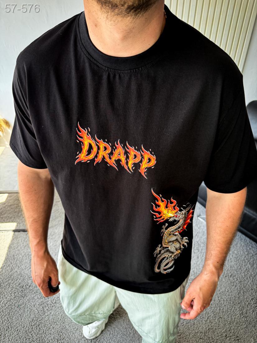 Футболка з дтф принтом DRAPP 2026 Футболка з дтф принтом DRAPP 2026
