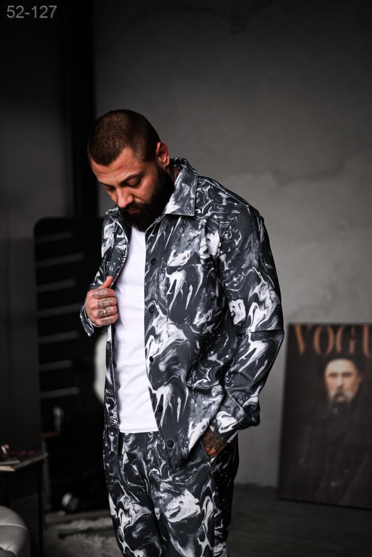 костюм сорочка штани драпп drape стильтний модний осінь весна 2026 структурний котон костюм сорочка штани драпп drape стильтний модний осінь весна 2026 структурний котон