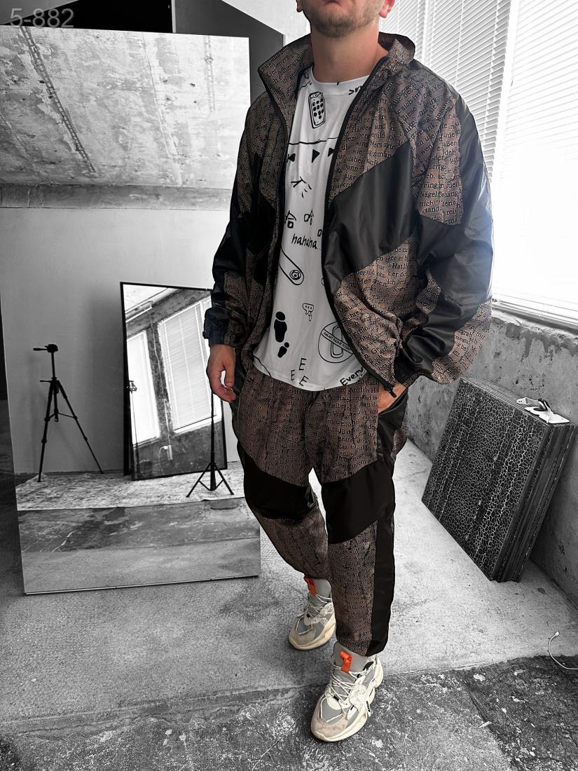 Костюм чоловічий спортивний плащівка на підкладці Костюм чоловічий спортивний плащівка на підкладці