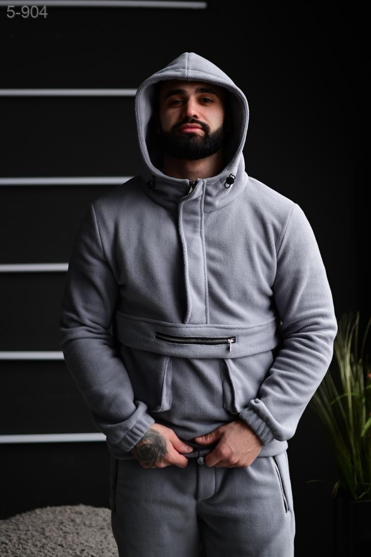 Спортивний костюм утеплений чоловічий флісовий Спортивний костюм утеплений чоловічий флісовий