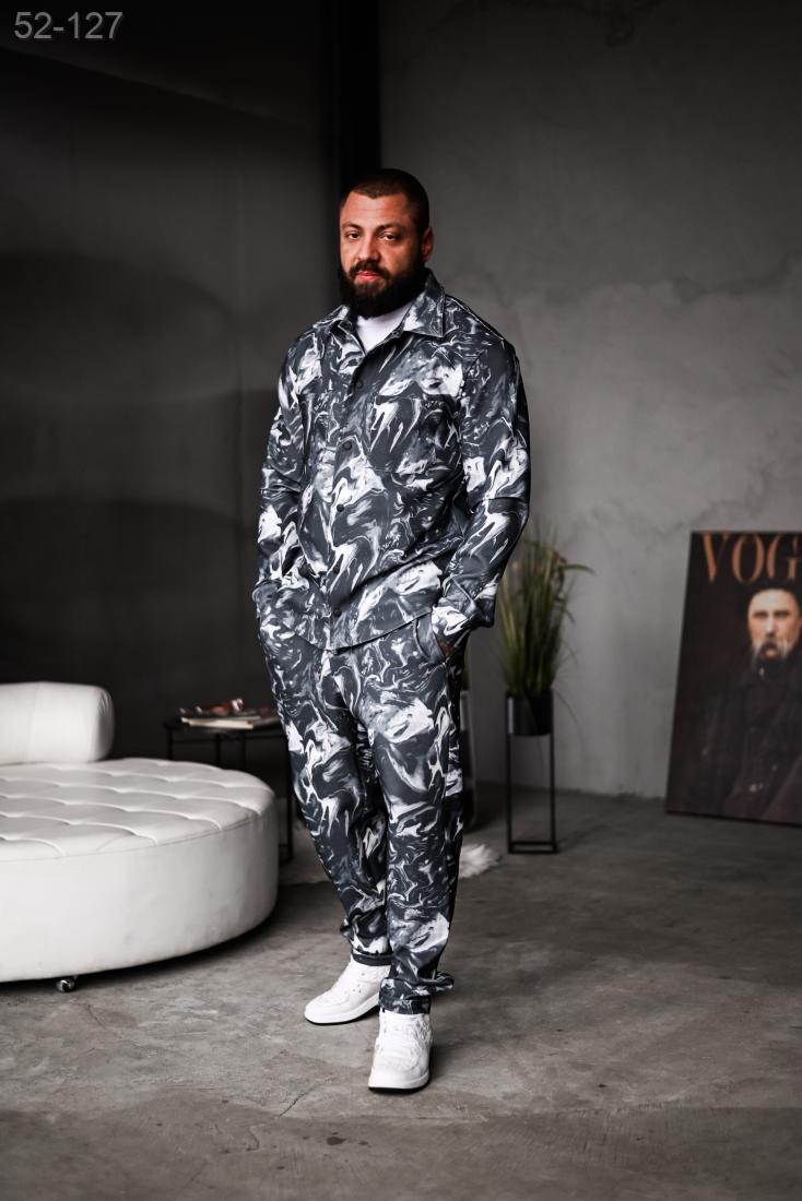 костюм сорочка штани драпп drape стильтний модний осінь весна 2026 структурний котон костюм сорочка штани драпп drape стильтний модний осінь весна 2026 структурний котон