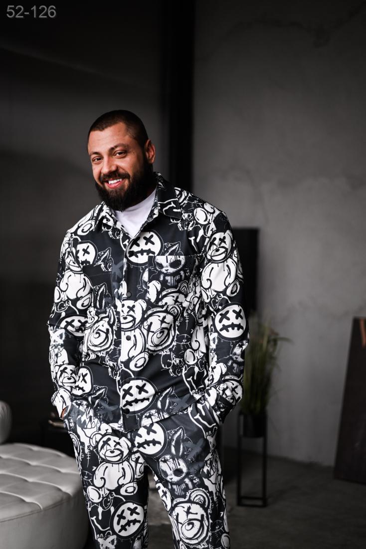 костюм сорочка штани драпп drape стильтний модний осінь весна 2026 структурний котон костюм сорочка штани драпп drape стильтний модний осінь весна 2026 структурний котон