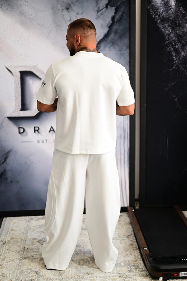 Спортивний костюм білий ДТФ DRAPP Спортивний костюм білий ДТФ DRAPP