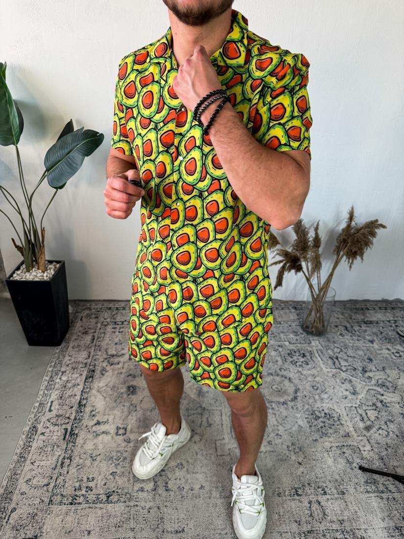 Пляжний костюм сорочка шорти літо пляж море Пляжний костюм сорочка шорти літо пляж море