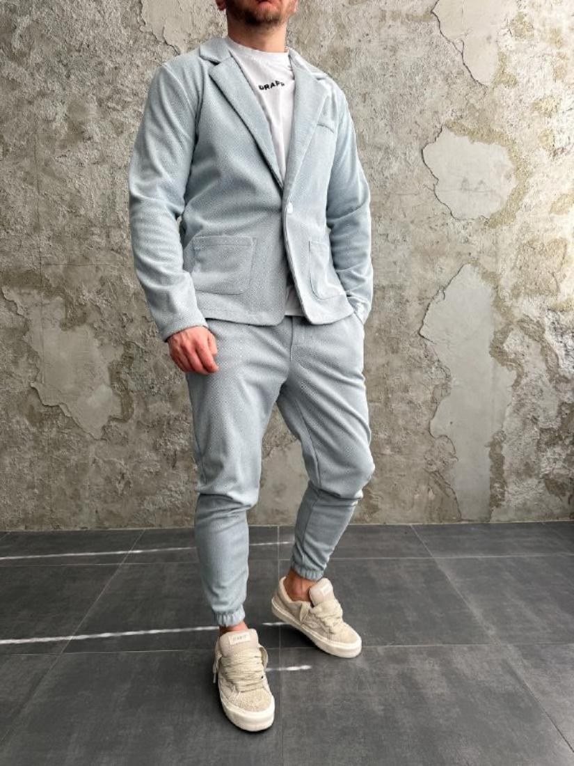 Костюм чоловічий класика жакет штани casual тренд Костюм чоловічий класика жакет штани casual тренд