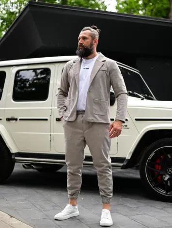 Костюм чоловічий класика жакет штани casual тренд Костюм чоловічий класика жакет штани casual тренд
