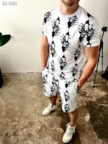 Спортивний костюм принтований чоловічий Спортивний костюм принтований чоловічий