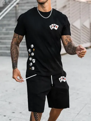 GV_SHOP_UA Комплект футболка та шорти ДТФ (короткий)