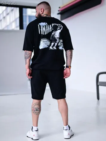 GV_SHOP_UA Комплект футболка та шорти ДТФ