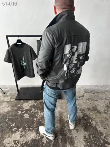 GV_SHOP_UA Шкіряна куртка (косуха) ДТФ